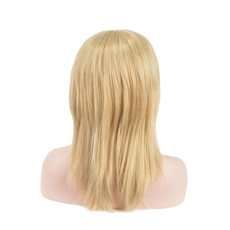 Layered Sexy Straight Natural Synthetic Hair Wigs with Bangs 14 Inches