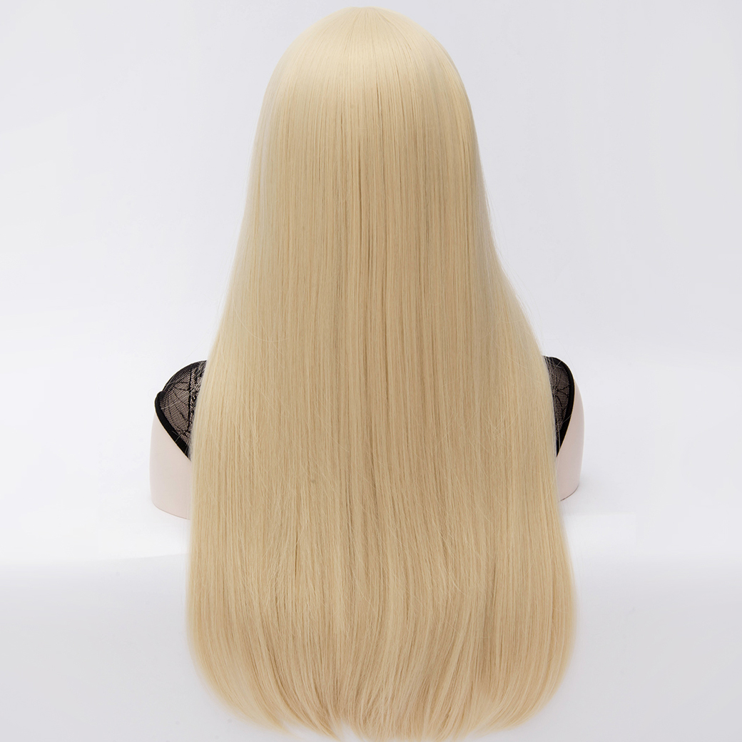 Beauty Fashion U Part Long Straight Blonde Full Hair Wig 24 Inches