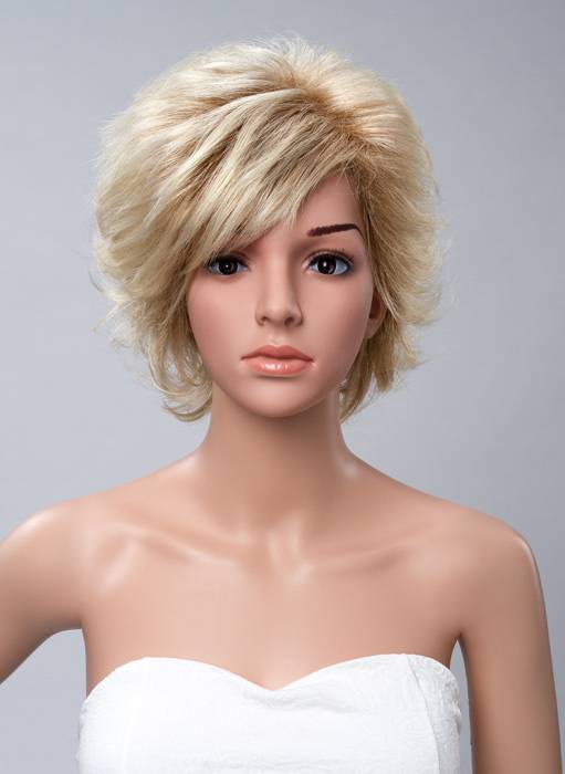 Layered Short Wavy Capless Synthetic Wigs 10 Inches