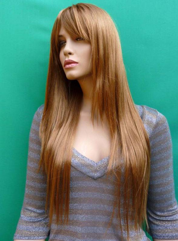 New Arrival Custom Silky Smooth Straight 24 Inches Heat Resistant Synthetic Wig