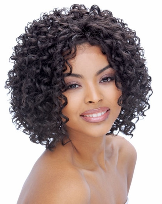 Approachable Attractive Lovely Medium Curly Lace Front Wig 100% Human Hair 14 Inches