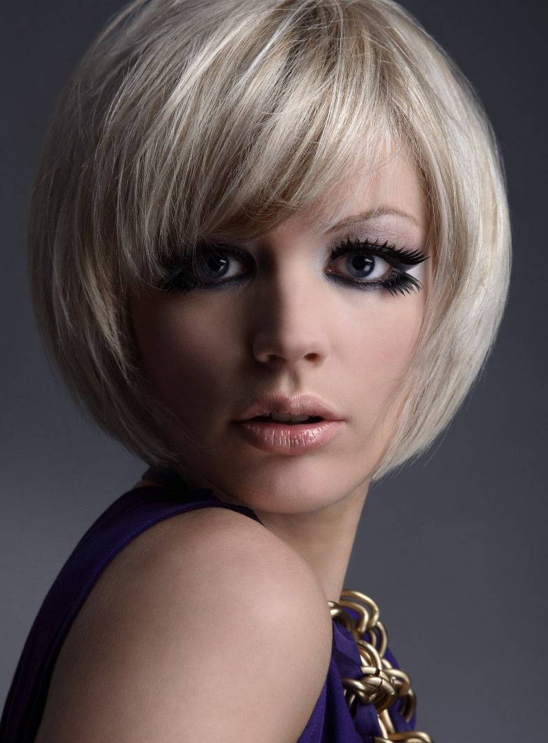 Lovely Carefree Short Bob Hairstyle 100% Human Hair Wig 8 Inches