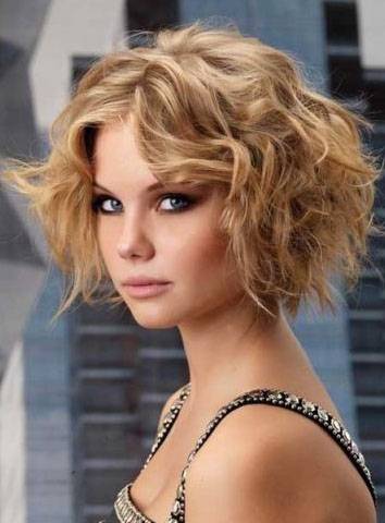 Sweet Amazing Short Wavy Blonde Bob Custom Lace Wig 100% Human Hair 8 Inches