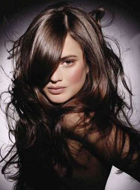 Hot Sale Lace Front Long Wavy 100% Human Hair 20 Inches Layered Hot Sale Wig