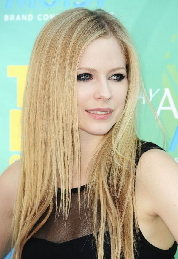 Avril Lavigne Hairstyle Beautiful Custom Synthetic Lace Wig 18 Inches Straight