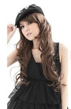 High Quality Pretty Long Wavy Blond Capless 28 Inches Synthetic Hair Wig