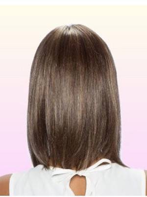 The Oriental Bob Style Medium Medium Brown Wig