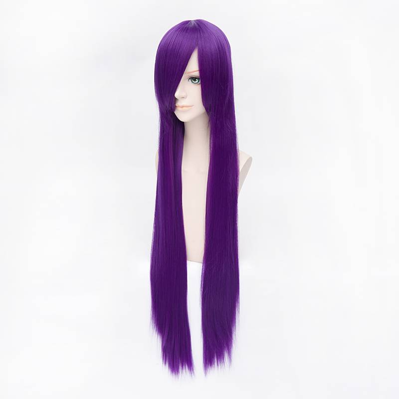 Cosplay Shirakiin Riricho Long Straight Purple Wig