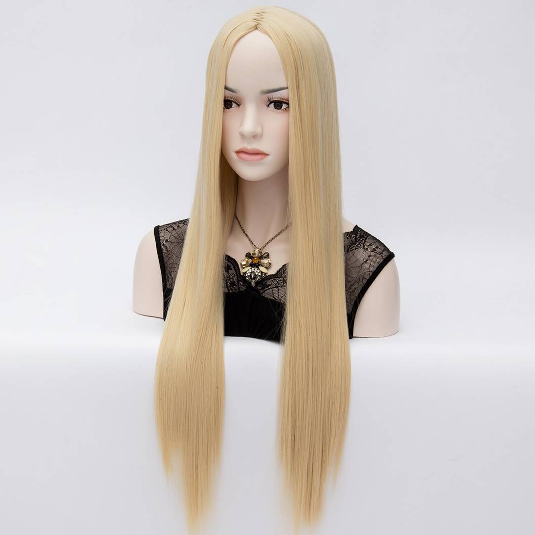 Keyshia Kaoir Central Parting Long Straight Blonde Hair Wigs 32 Inches