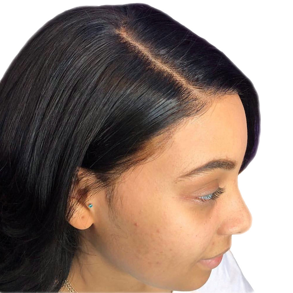 One Side Part Long Curly Synthetic Hair Lace Front Wig 24 Inches