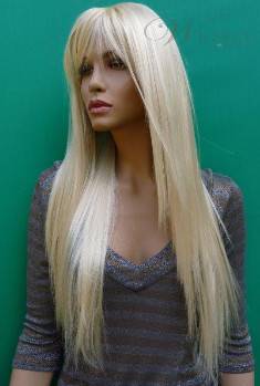 Hot Sale Long Silky Straight Blonde Real 100% Virgin Indian Human Hair 24 Inches Wig