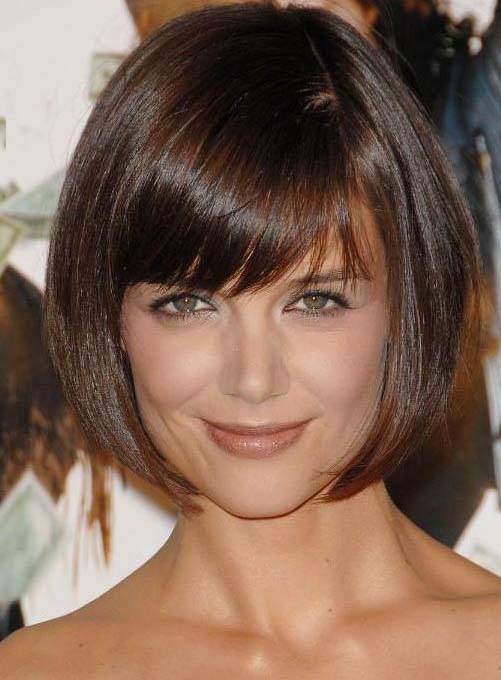 Super Sweet Bob Hairstyle Natural Brown Wig For Sweetheart