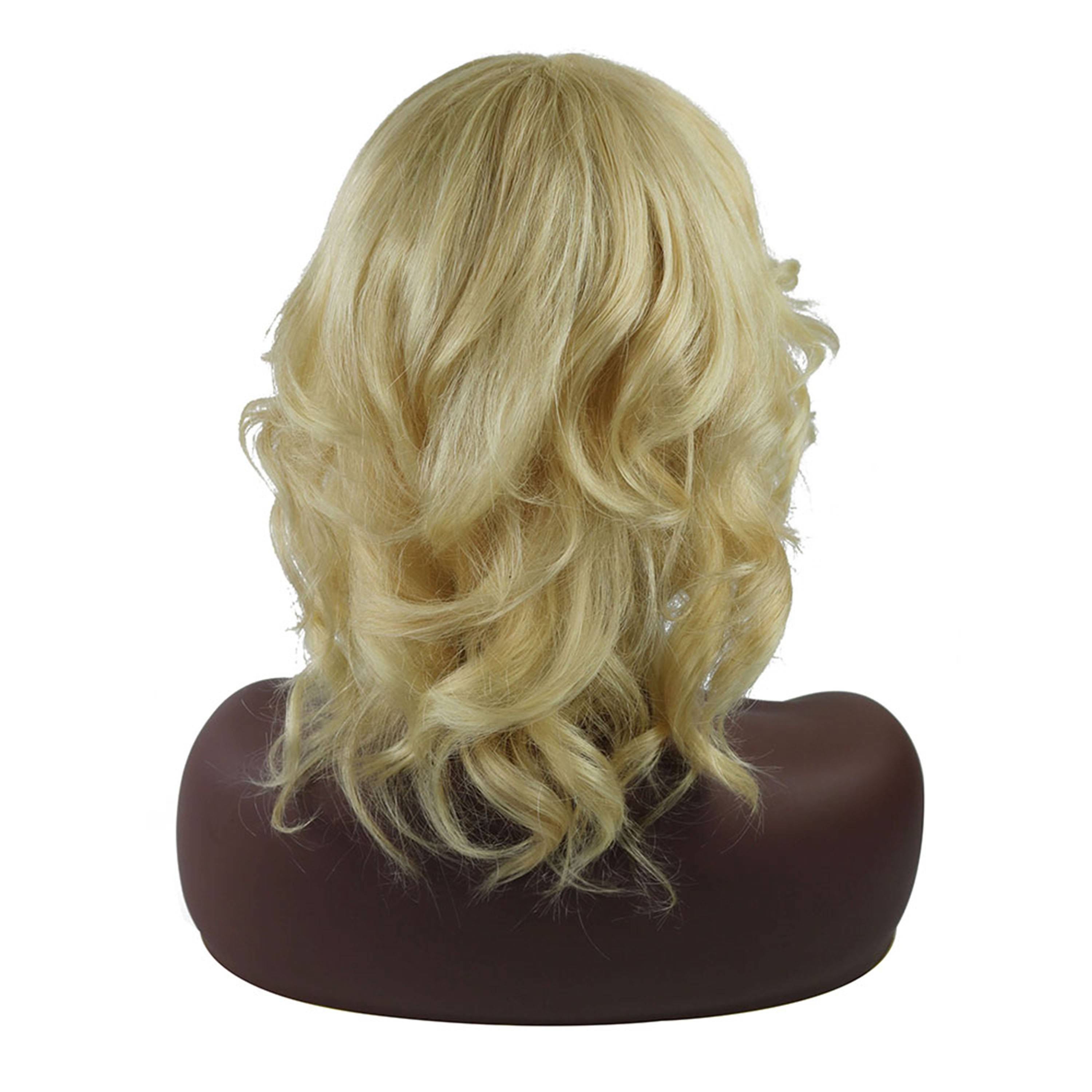 Hot Loyered Loose Wave Human Hairstyle Capless Women Wig 12 Inches