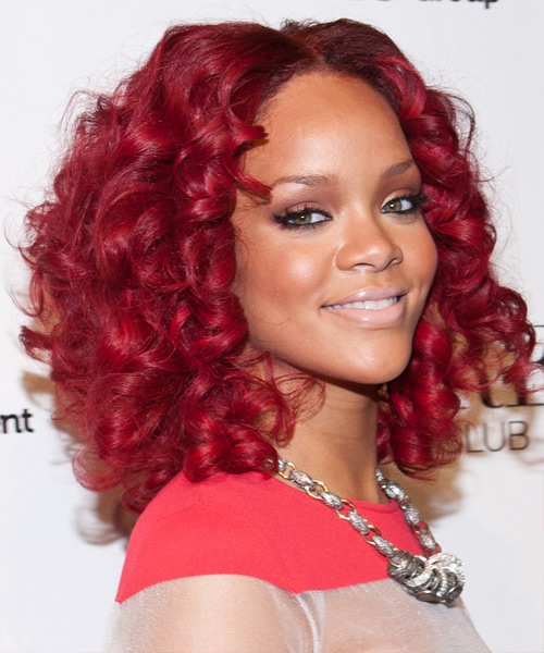 Rihanna New Red Lace Front Lace 150% denisty Wig For Black Women