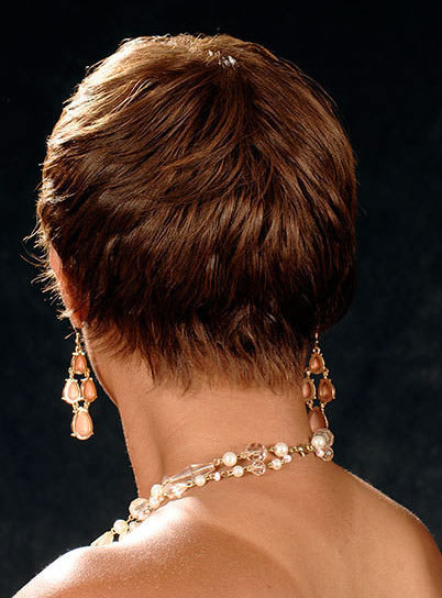 African American Layered Short Straight Capless Synthetic Wigs