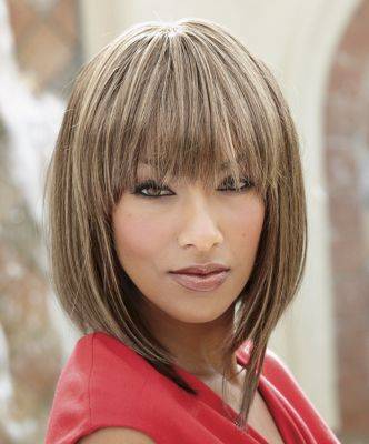 Custom Hilary's Carefree Hairstyle Medium Straight 10 Inches Light Blonde Perfect Wig