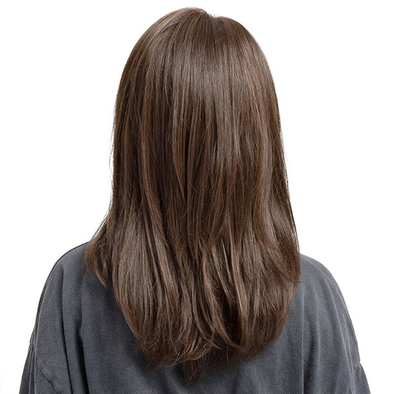 Side Fringe Long Natural Straight Synthetic Capless Women Wigs