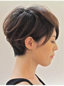 Short Straight Human Hair Capless Women Wigs