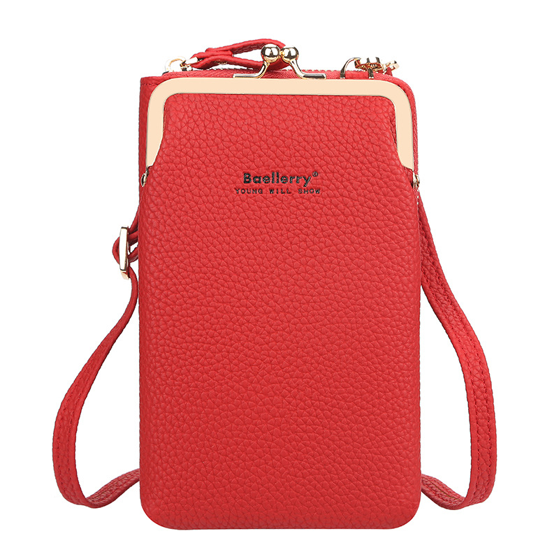 Women Phone Bag Solid Crossbody Bag