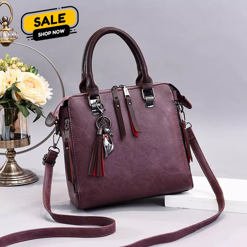 Women's Imported Shoulder Handbag | Faux Leather