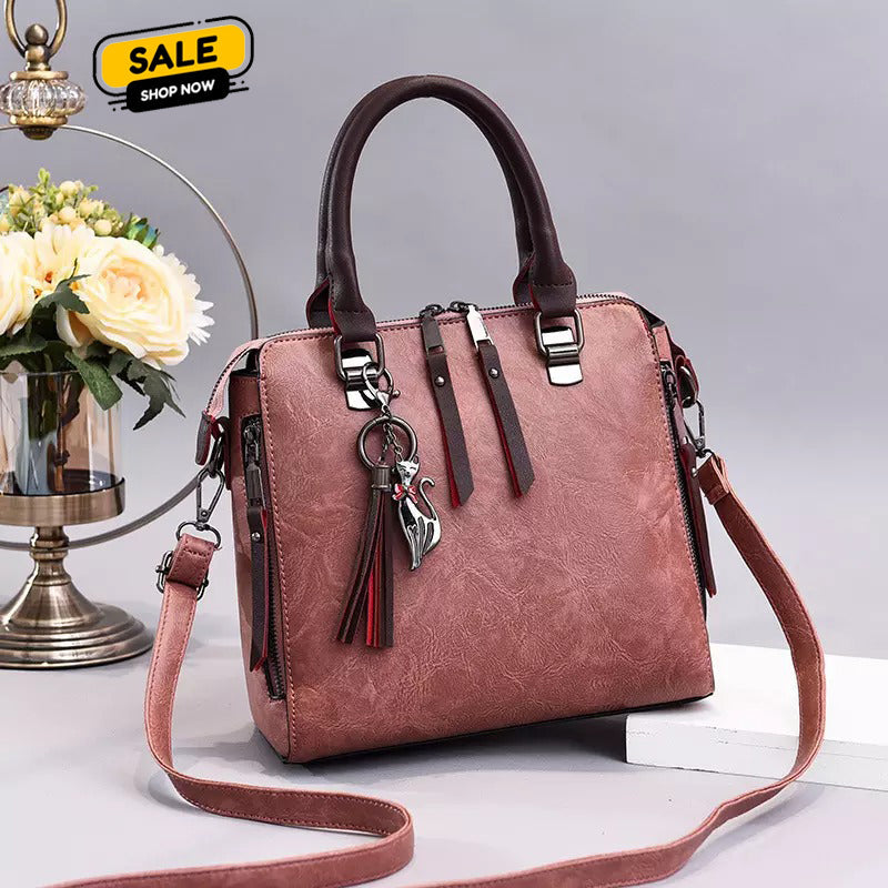 Women's Imported Shoulder Handbag | Faux Leather