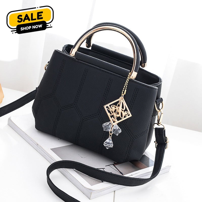 Imported Women's Shoulder Handbag | Faux Leather