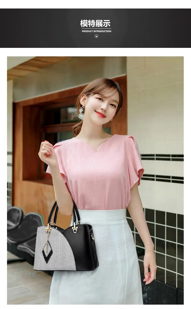 Women's Trendy Shoulder Handbag | PU Leather