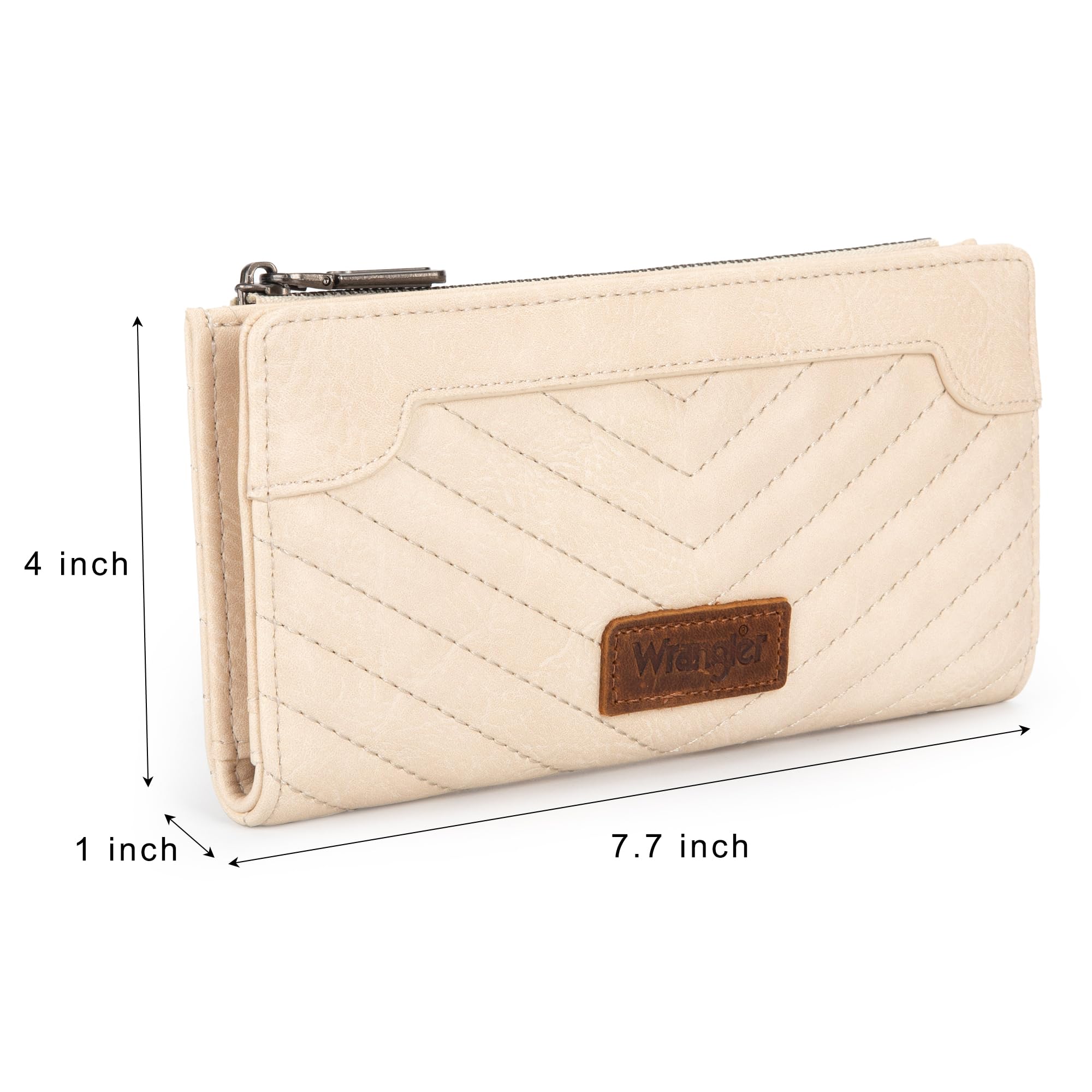 Wallets Womens Bifold Credit Card Wallet Women's Wallets, Card Cases &amp; Money Organizers Brown Wallet for Women Ladies Female Cash Wallet with Smooth Zipper