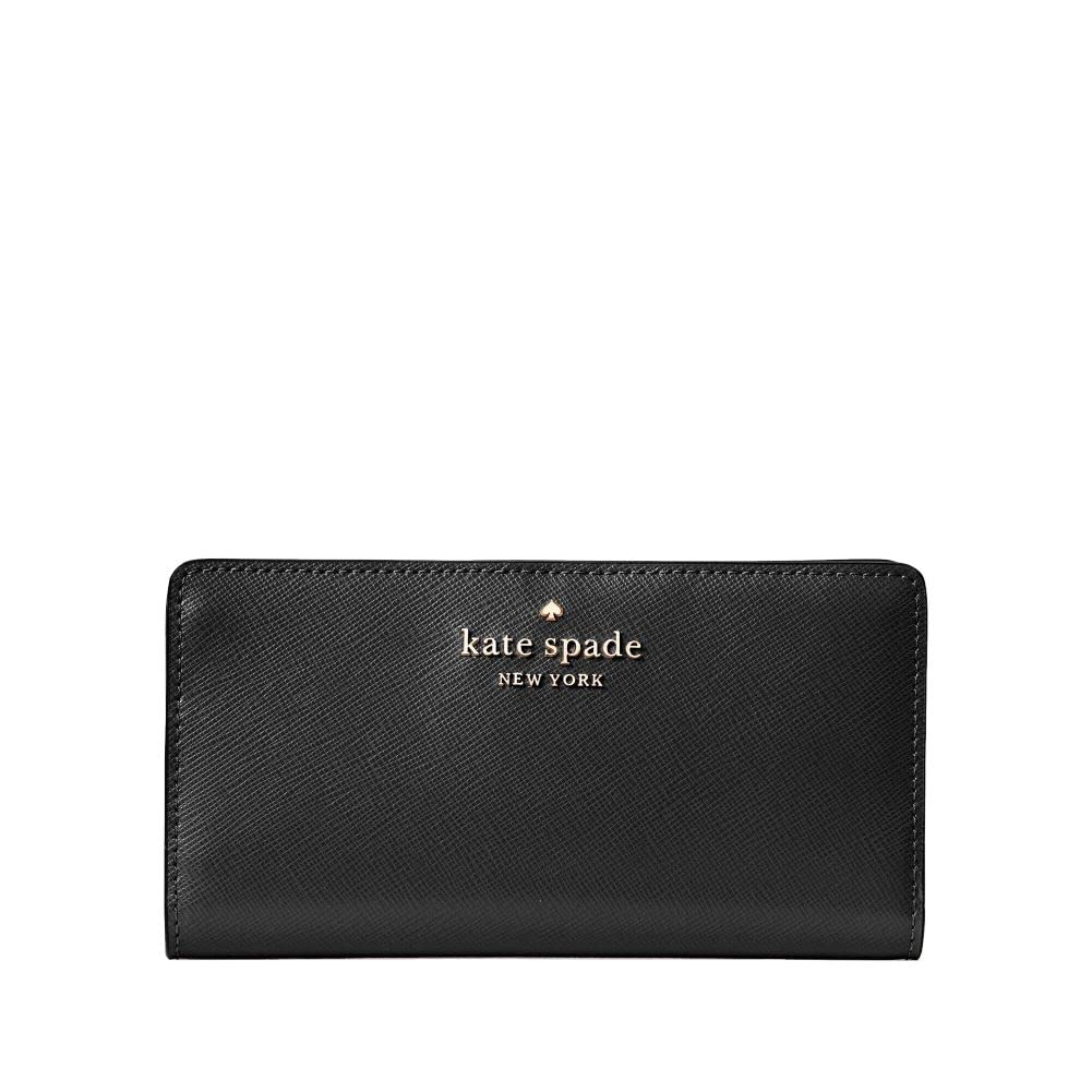 Kate Spade Wallet for Women Madison Large Slim Bifold Wallet, Conch pink