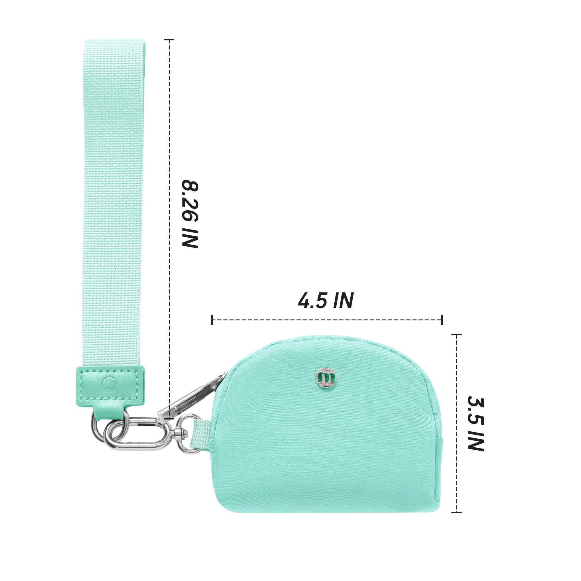 Wristlet keychain Wallet for Women Dual Pouch Wristlet Portable wallet Coin Purse Mini Women Coin Pocket