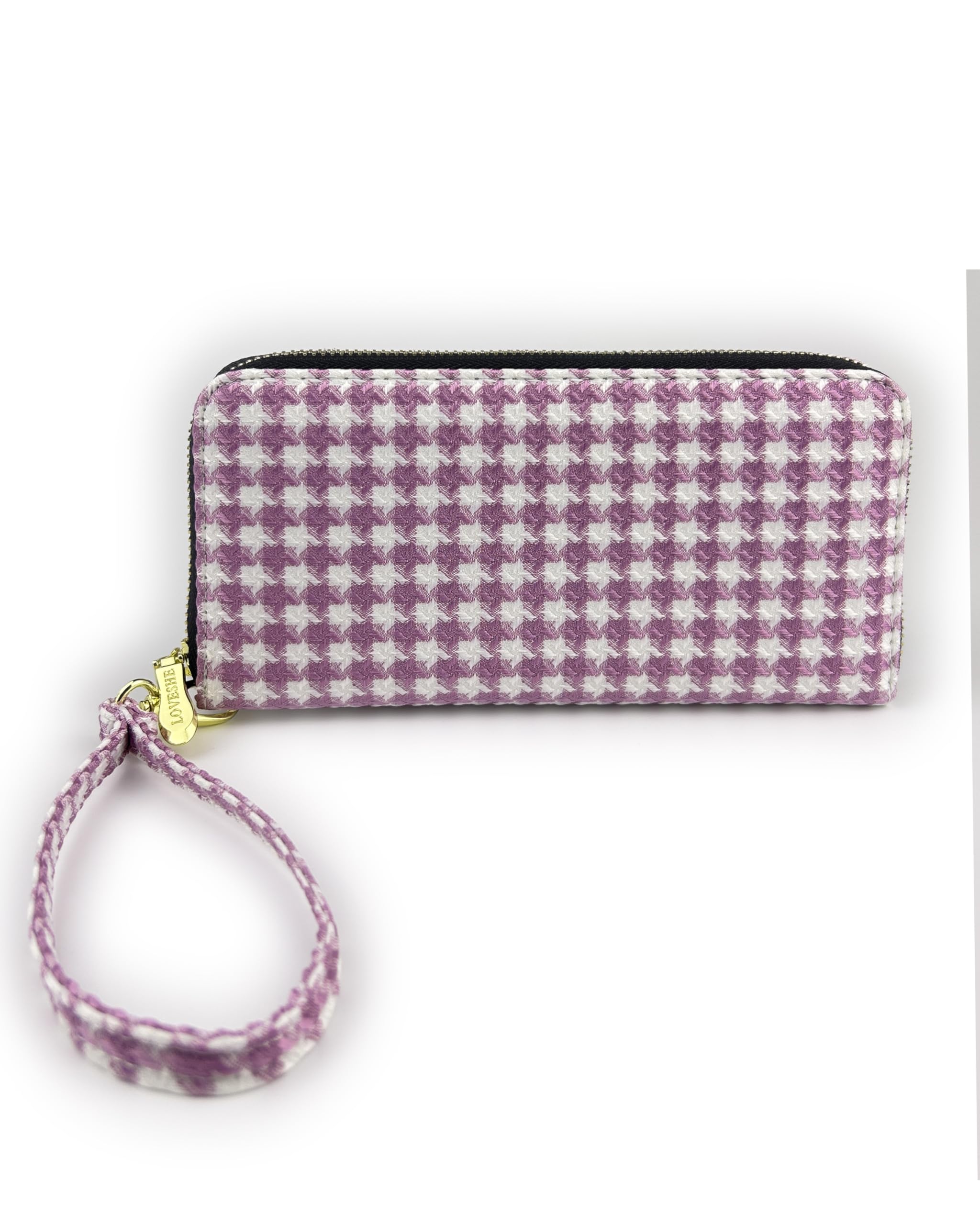 Women's Wallet Clutch - Stylish, Spacious w/Wristlet for Travel, Holds Cards, Phone, Cash