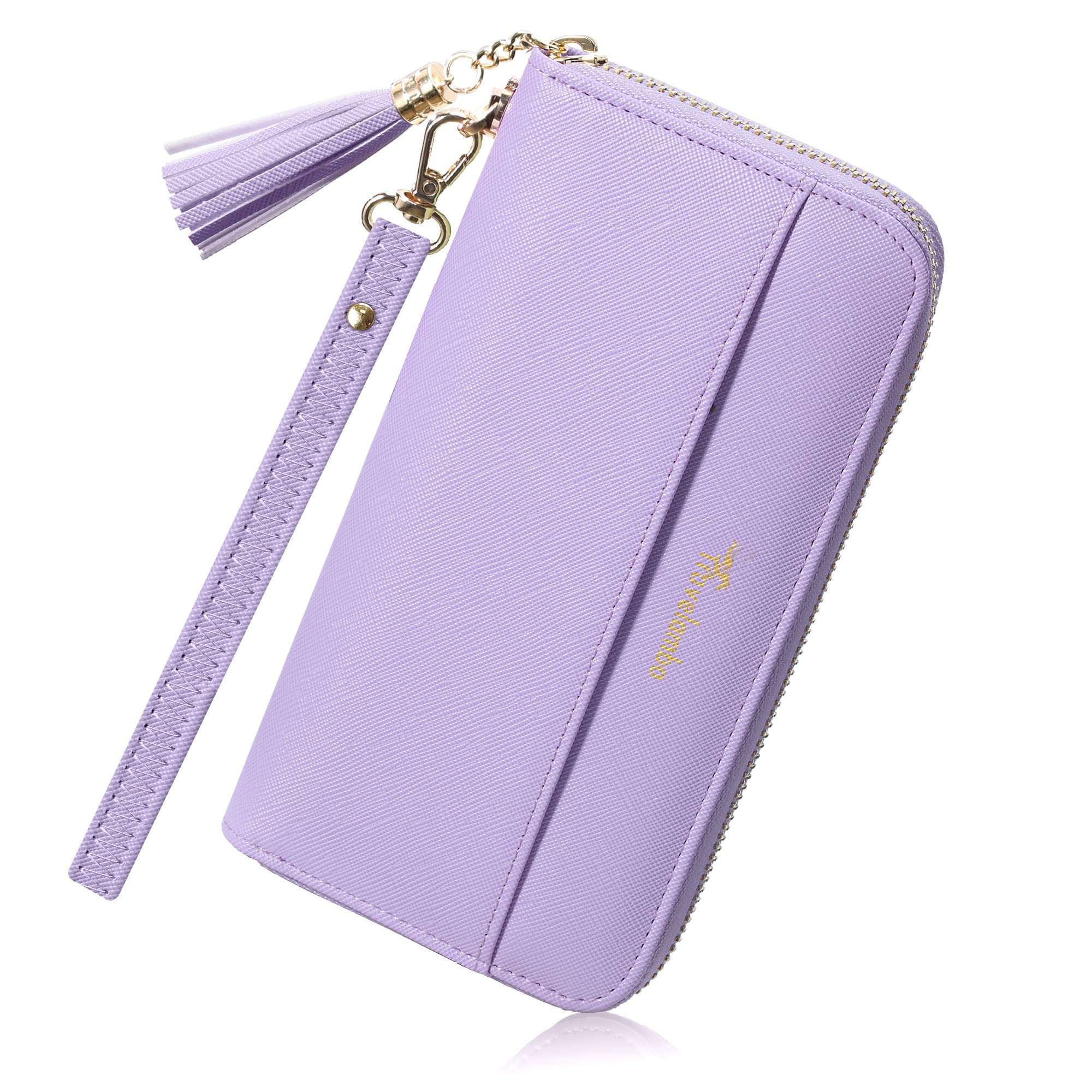 Womens Wallet Tassel Bifold Ladies Cluth Wristlet Wrist strap Long Purse