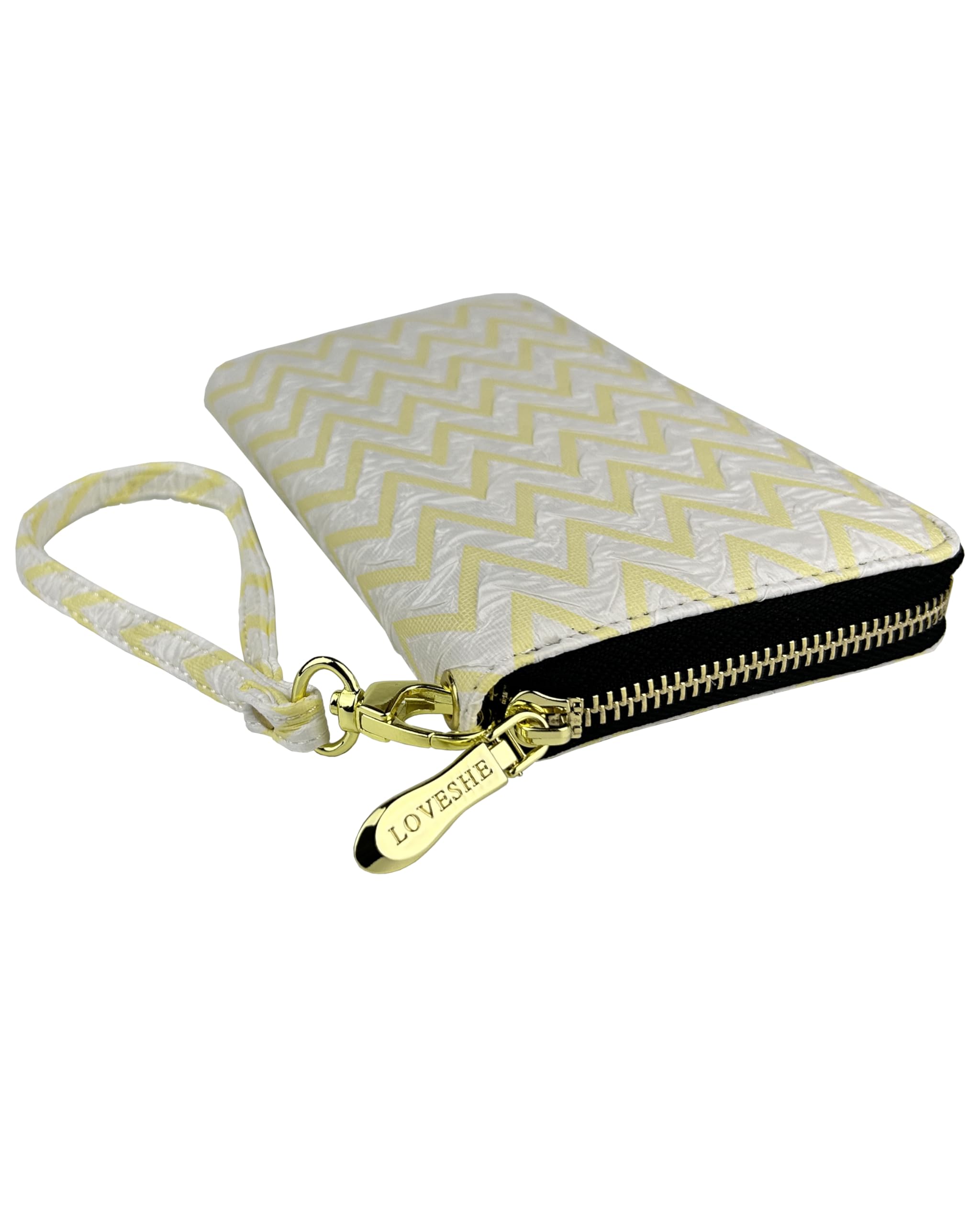 Women's Wallet Clutch - Stylish, Spacious w/Wristlet for Travel, Holds Cards, Phone, Cash