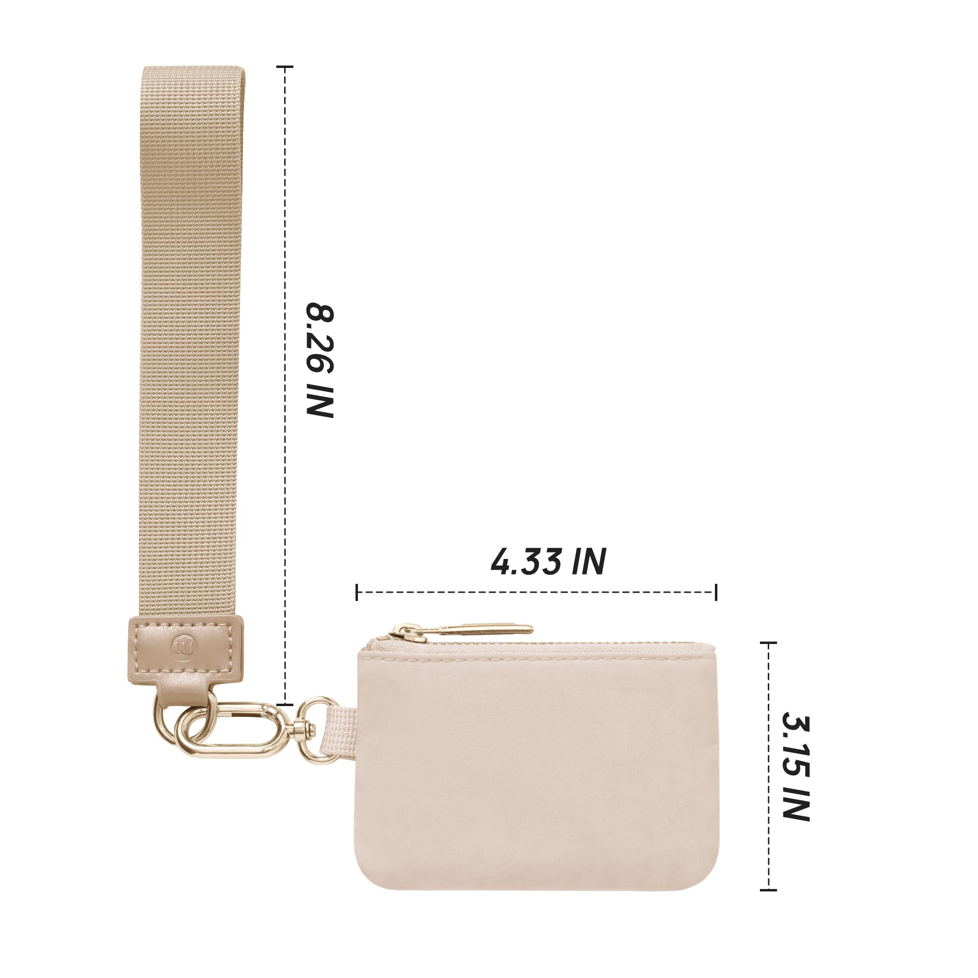 Wristlet keychain Wallet for Women Dual Pouch Wristlet Portable wallet Coin Purse Mini Women Coin Pocket