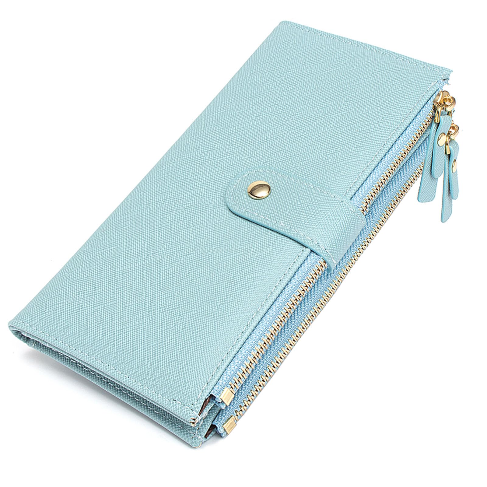 Womens Wallet Cute Elegant Long Slim Card Holder Case Minimalist Coin Purse Thin Tassels Zip Clutch Wallets for Girls Ladies