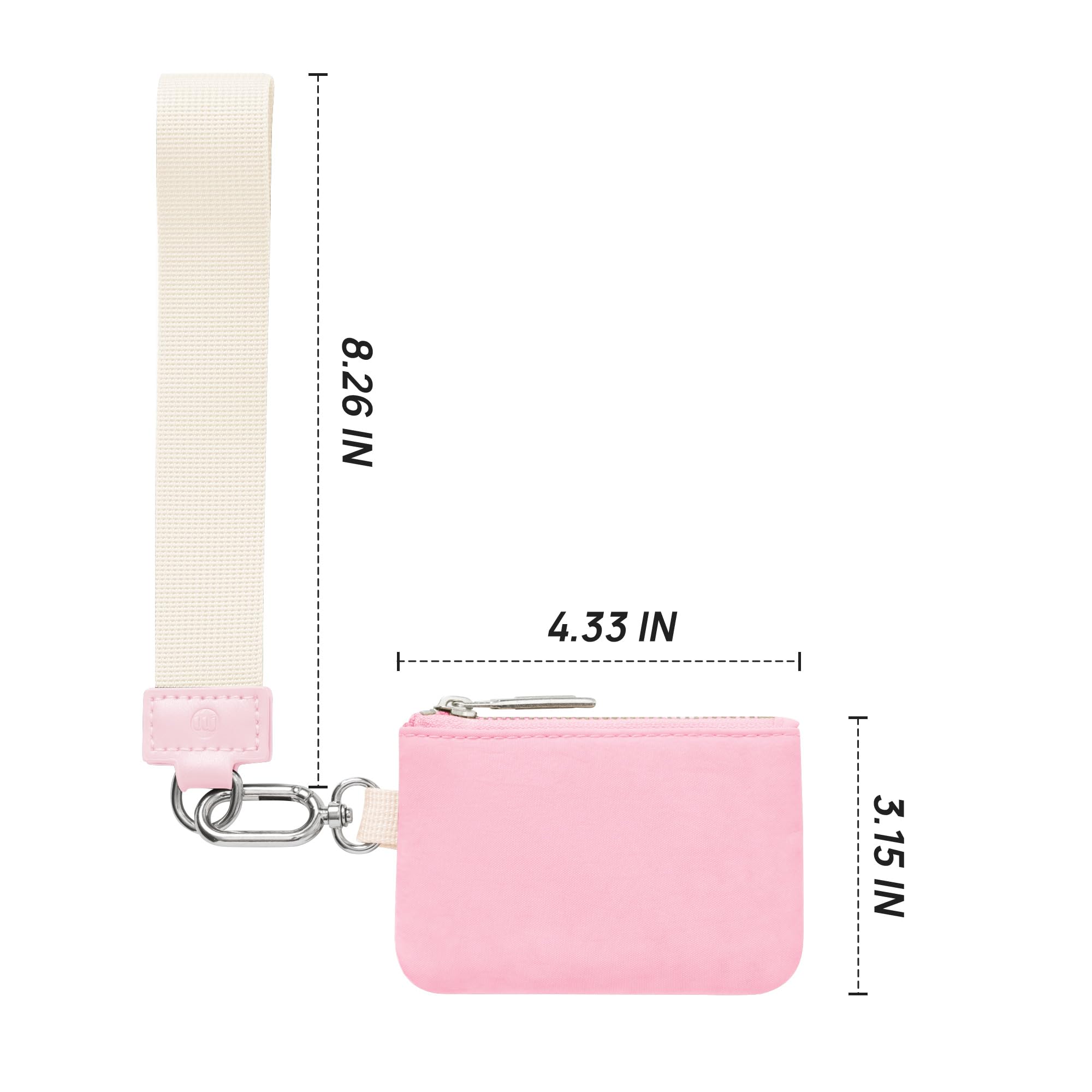 Wristlet keychain Wallet for Women Dual Pouch Wristlet Portable wallet Coin Purse Mini Women Coin Pocket