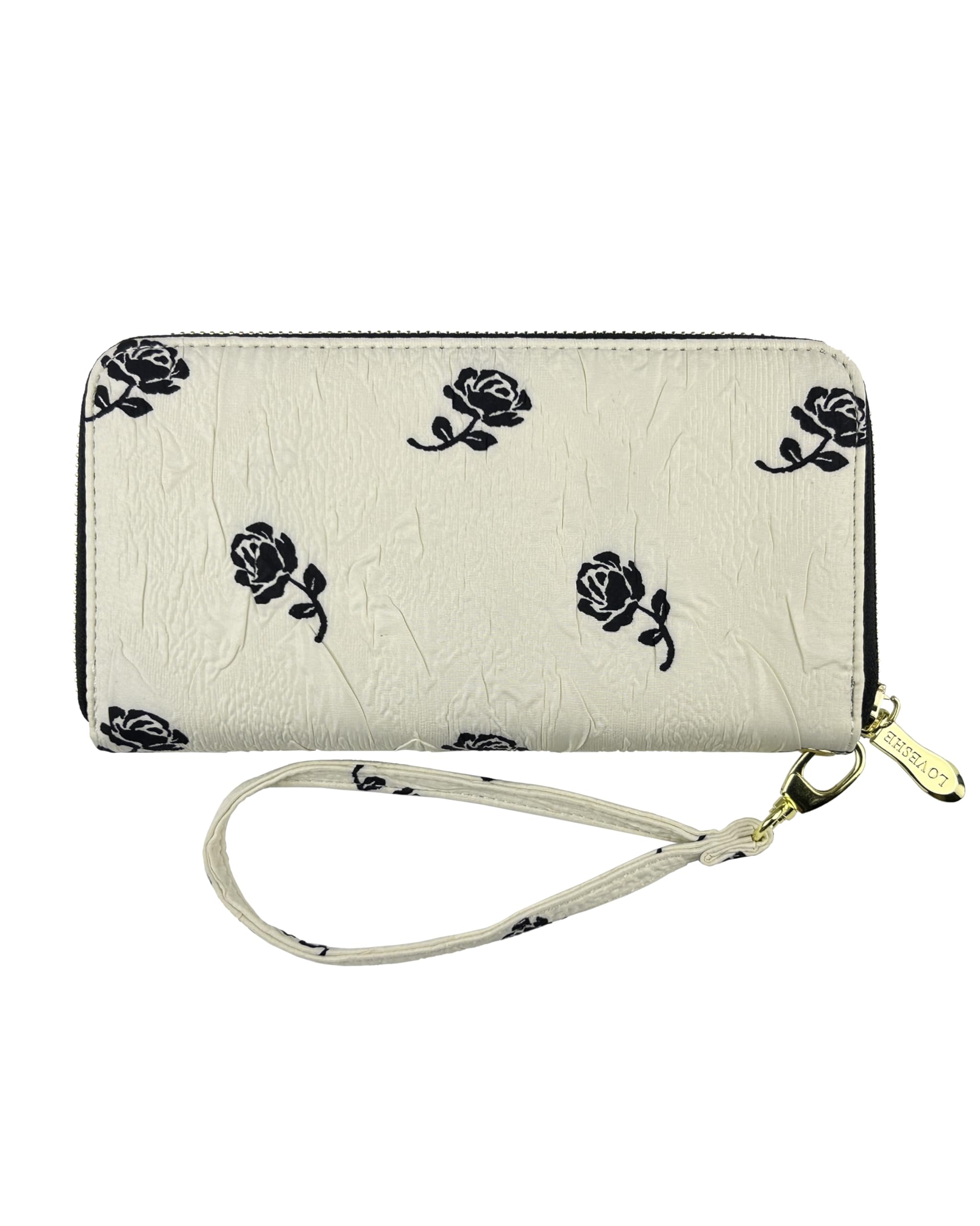 Women's Wallet Clutch - Stylish, Spacious w/Wristlet for Travel, Holds Cards, Phone, Cash