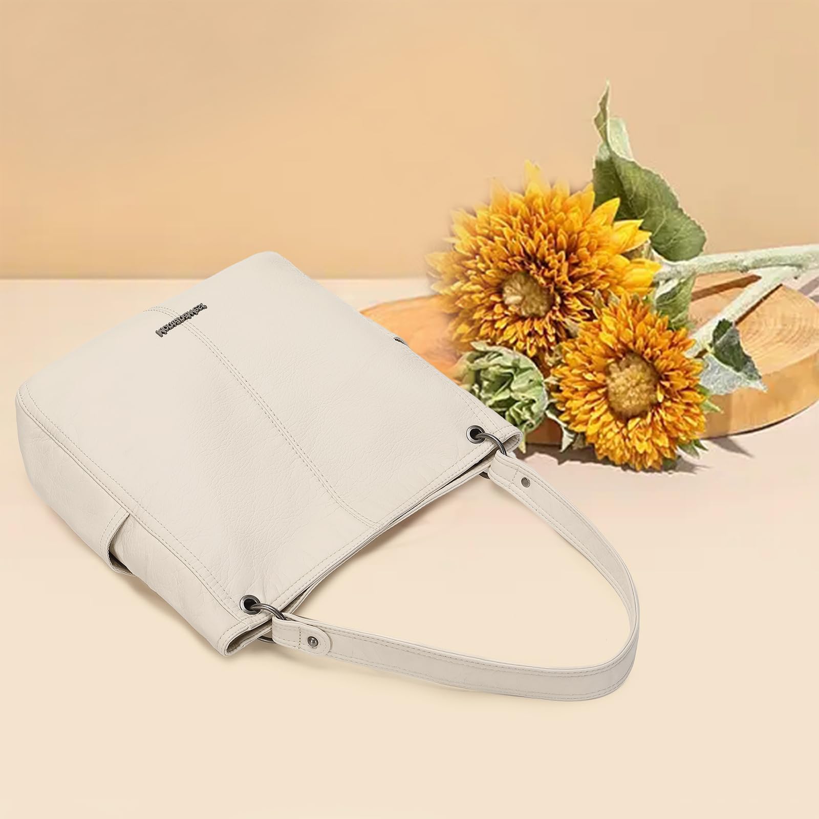 Handbags for Women Soft Top Handle Shoulder Bag with Wallet 2PCS Set