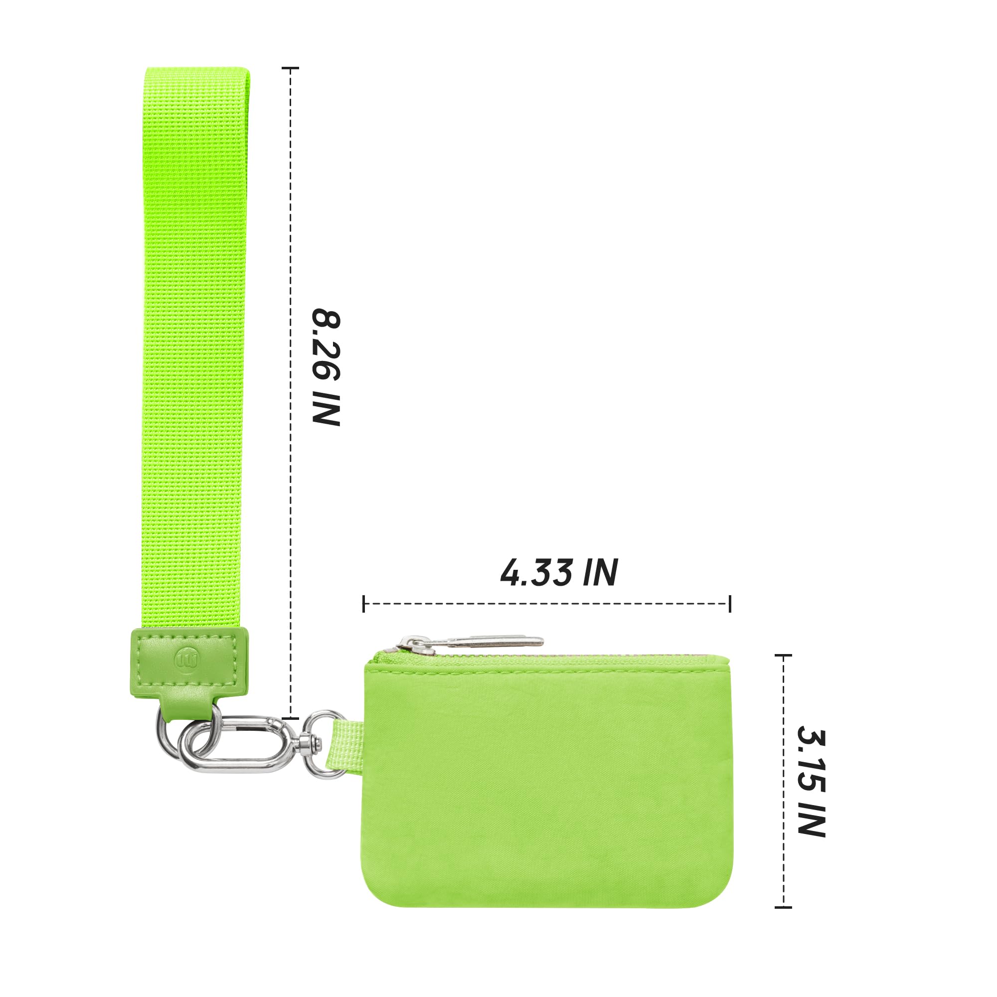 Wristlet keychain Wallet for Women Dual Pouch Wristlet Portable wallet Coin Purse Mini Women Coin Pocket