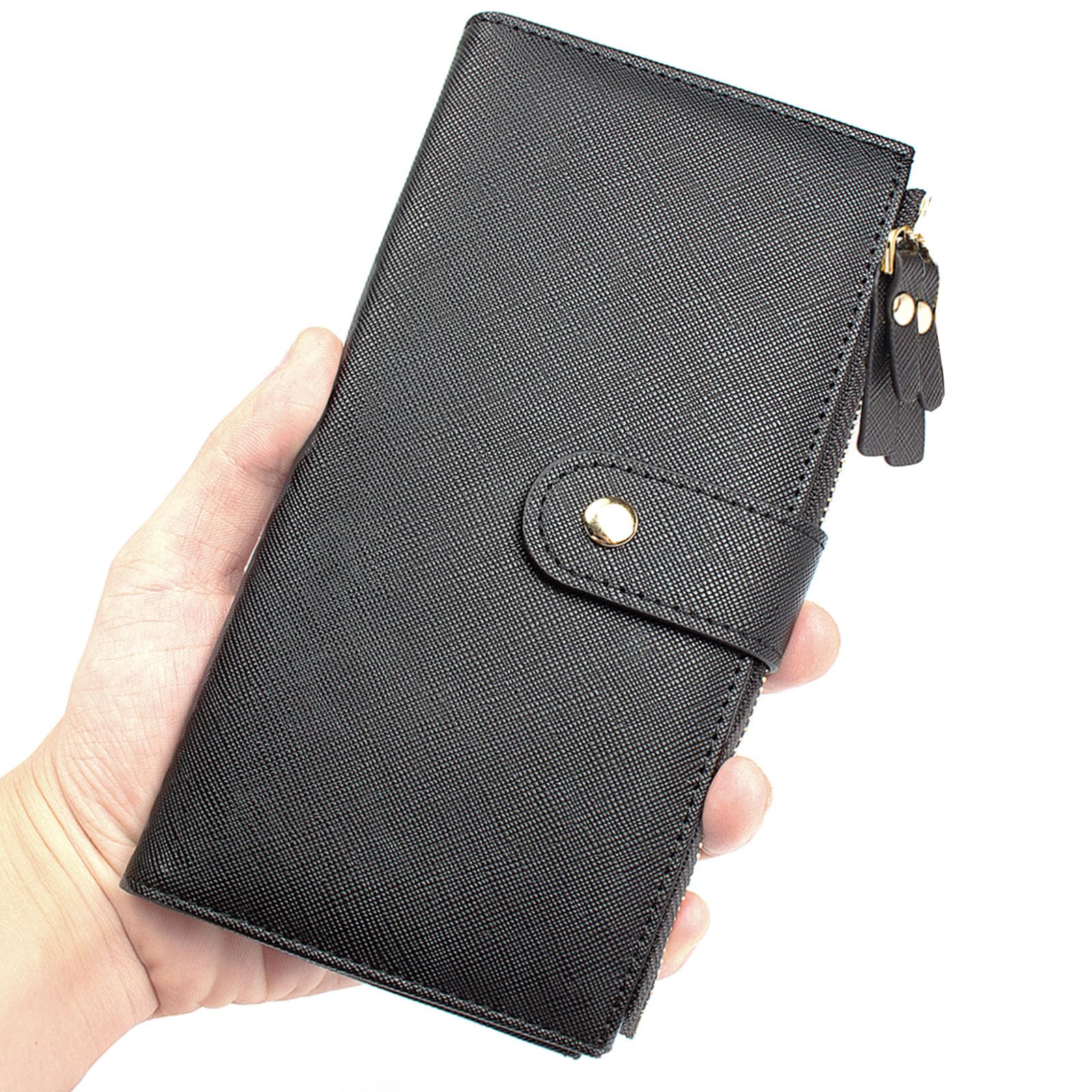 Womens Wallet Cute Elegant Long Slim Card Holder Case Minimalist Coin Purse Thin Tassels Zip Clutch Wallets for Girls Ladies