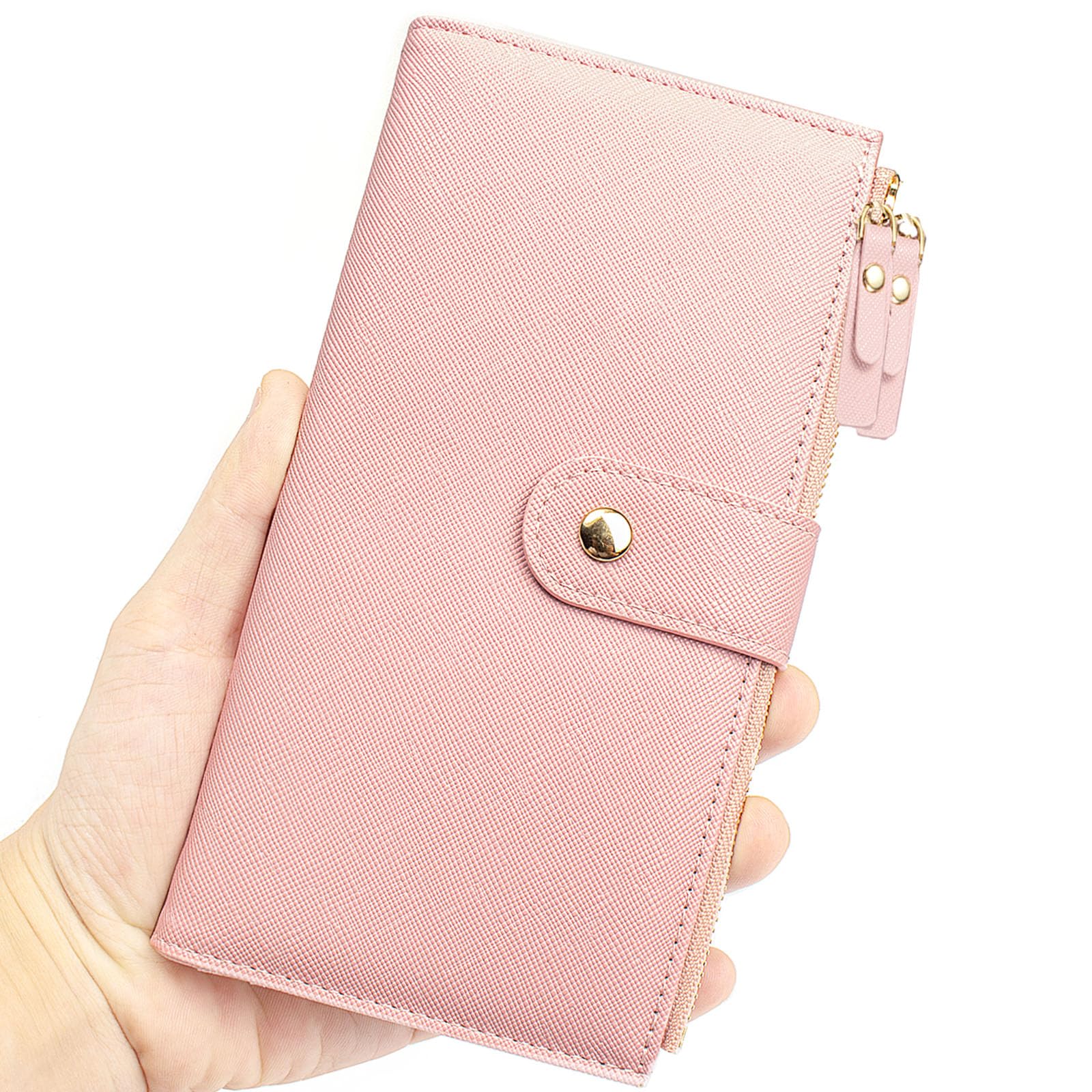 Womens Wallet Cute Elegant Long Slim Card Holder Case Minimalist Coin Purse Thin Tassels Zip Clutch Wallets for Girls Ladies