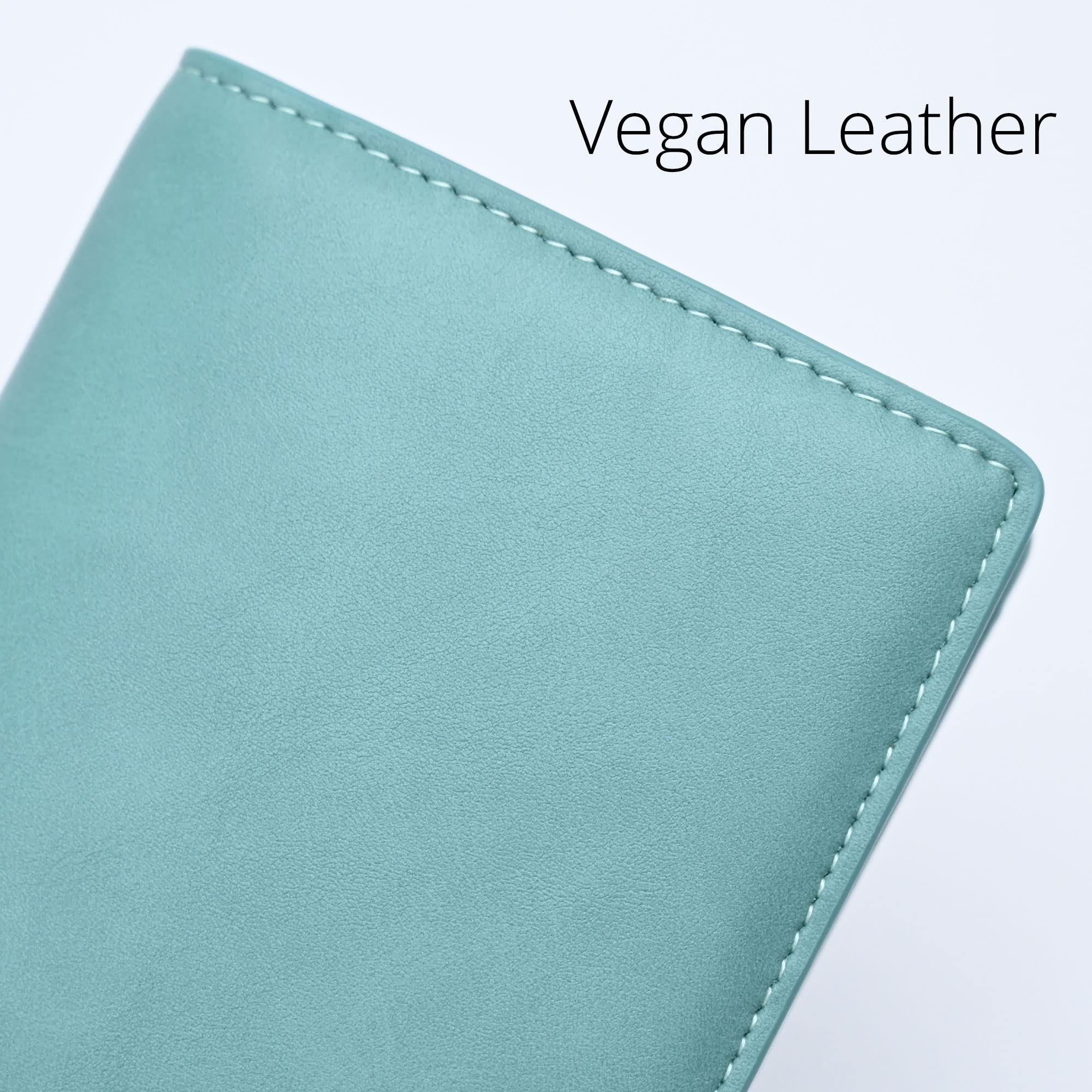 Women Wallet RFID Blocking Credit Card Holder Bifold Long Ladies Billfold (Purist Blue)