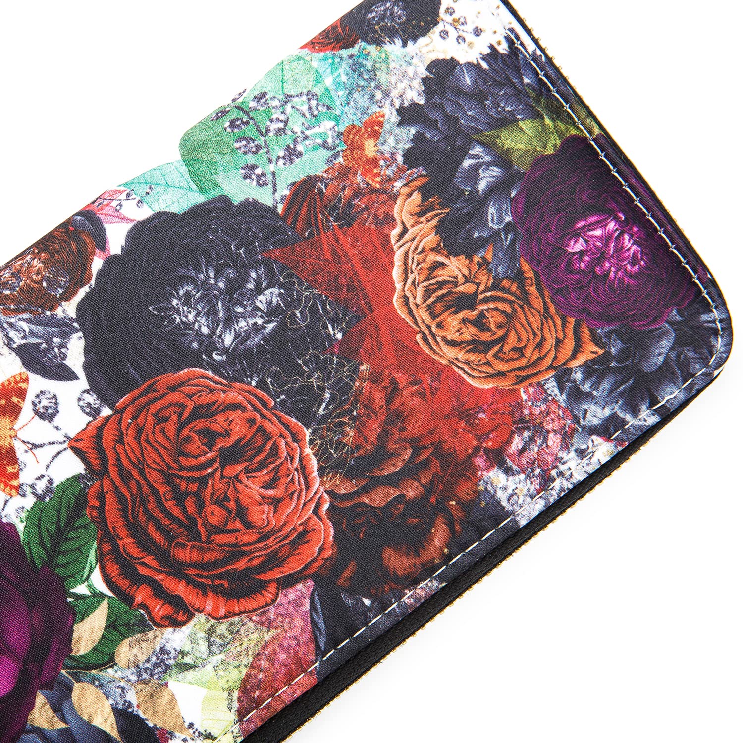 Women's Wallet Clutch - Stylish, Spacious w/Wristlet for Travel, Holds Cards, Phone, Cash