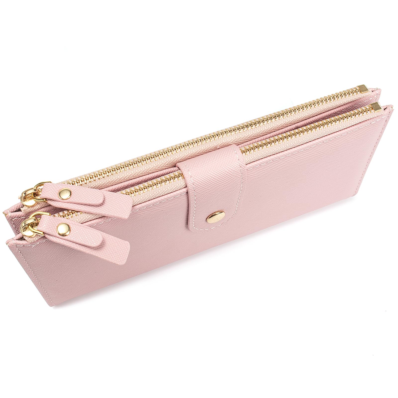 Womens Wallet Cute Elegant Long Slim Card Holder Case Minimalist Coin Purse Thin Tassels Zip Clutch Wallets for Girls Ladies