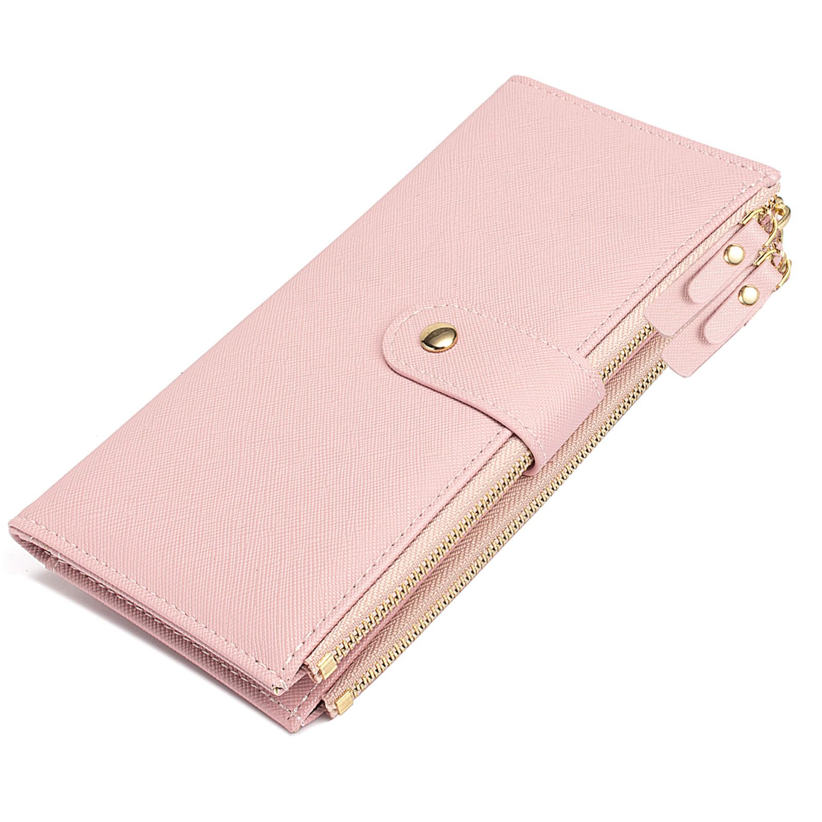 Womens Wallet Cute Elegant Long Slim Card Holder Case Minimalist Coin Purse Thin Tassels Zip Clutch Wallets for Girls Ladies