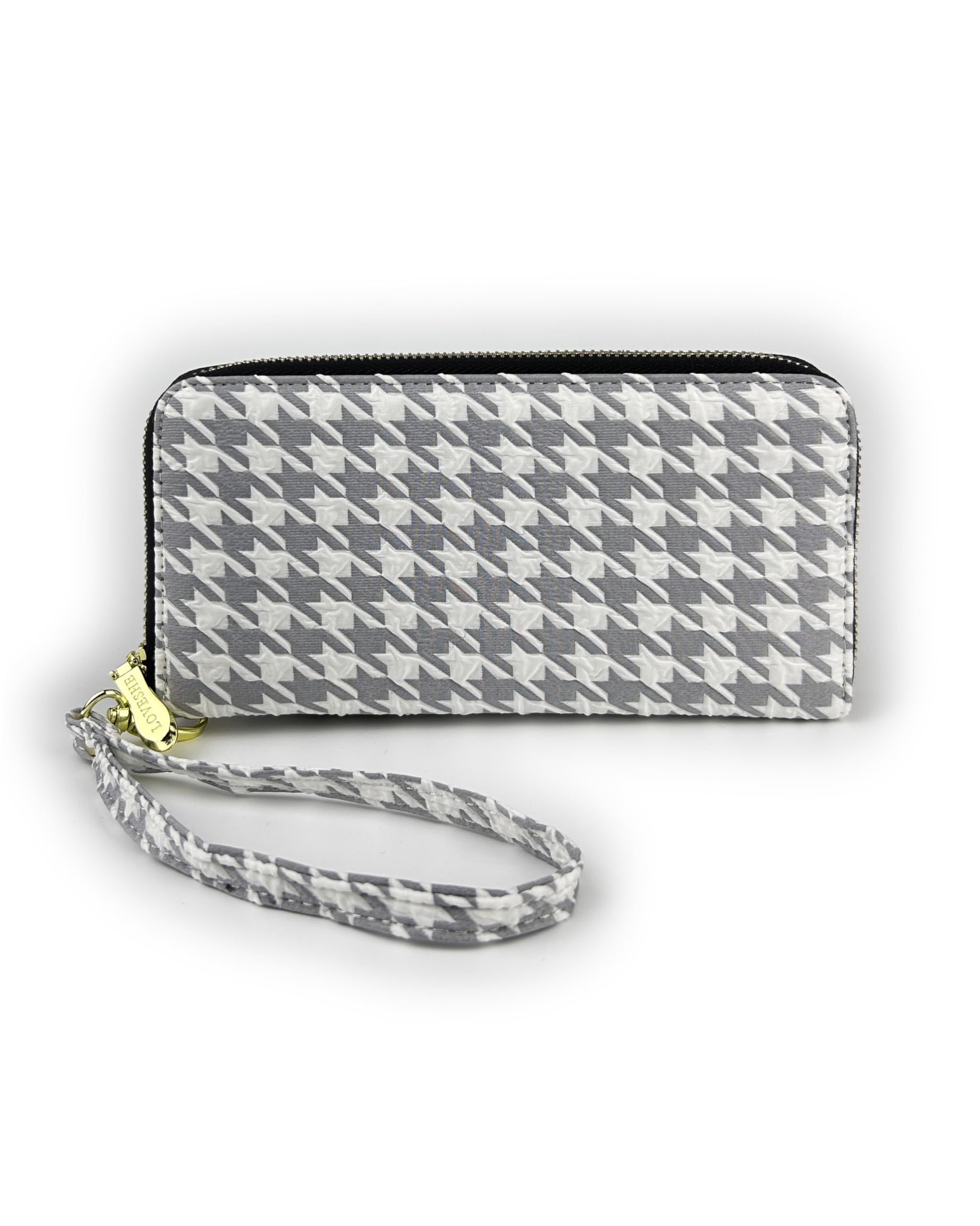 Women's Wallet Clutch - Stylish, Spacious w/Wristlet for Travel, Holds Cards, Phone, Cash