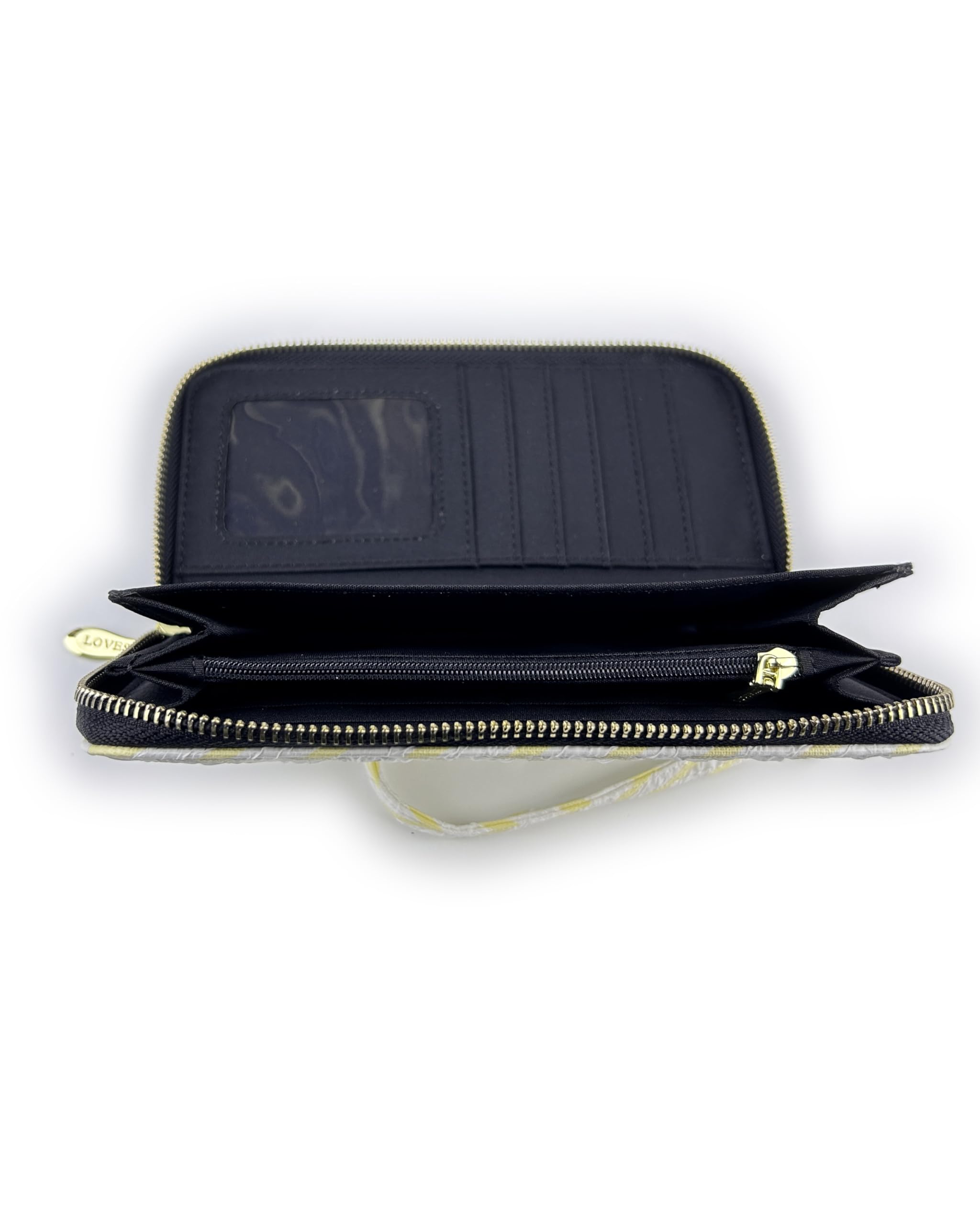 Women's Wallet Clutch - Stylish, Spacious w/Wristlet for Travel, Holds Cards, Phone, Cash