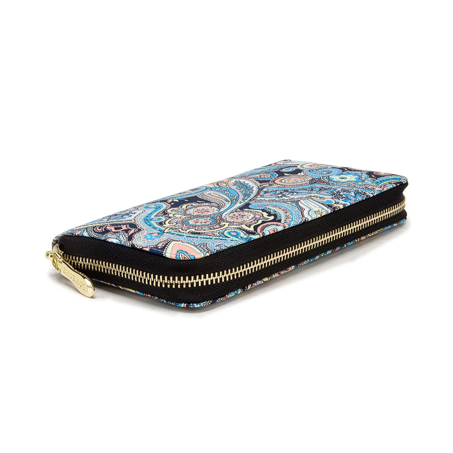 Women's Wallet Clutch - Stylish, Spacious w/Wristlet for Travel, Holds Cards, Phone, Cash