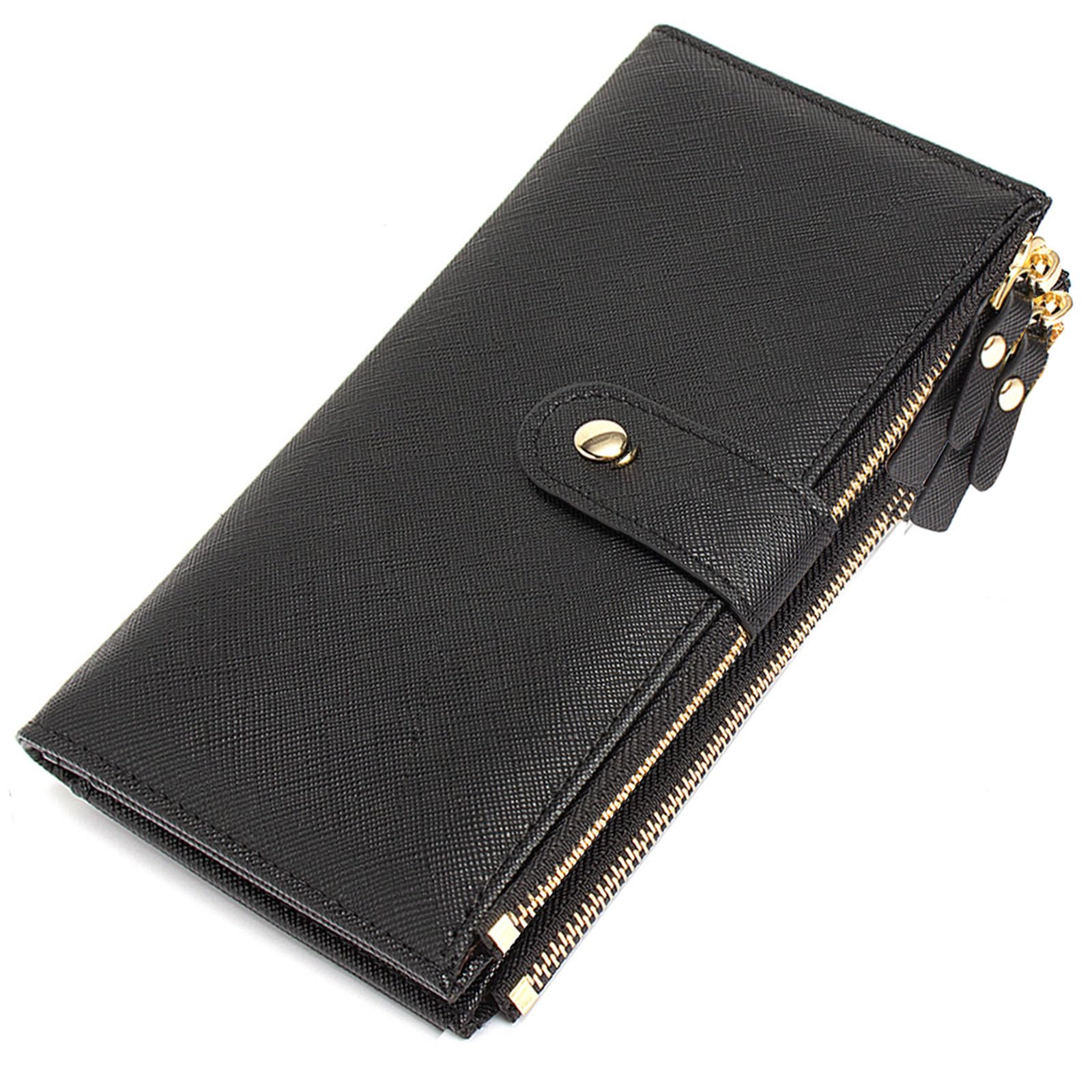 Womens Wallet Cute Elegant Long Slim Card Holder Case Minimalist Coin Purse Thin Tassels Zip Clutch Wallets for Girls Ladies