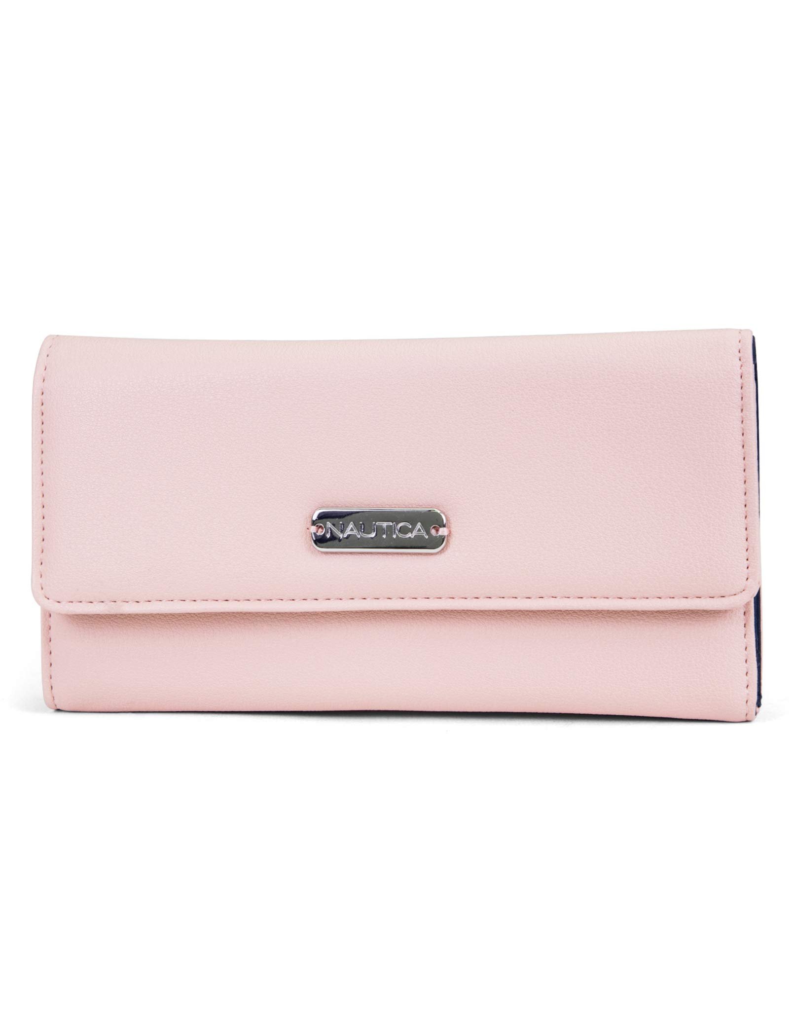 Small Wallet for Women - Credit Card Holder with Coin Purse and Zipper Wallet, Women's Clutch Organizer in Petal PInk